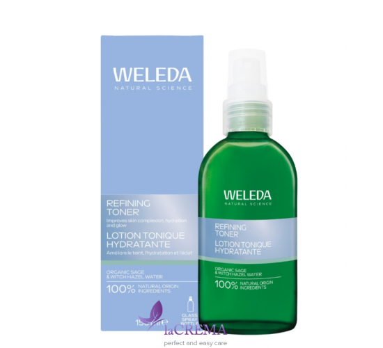 Веледа Зволожувальний тонік для нормалізації pH та звуження пор Weleda Refining Toner, 150 мл