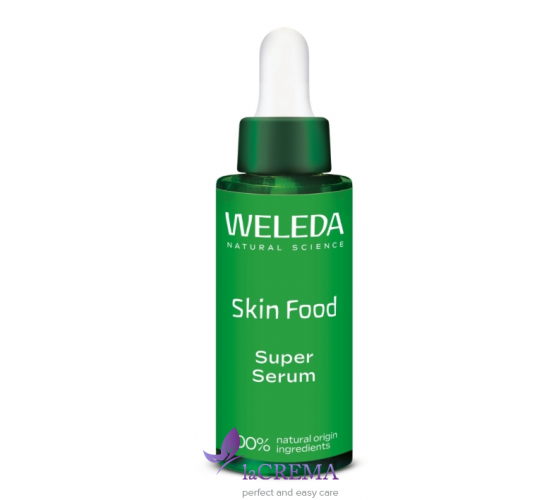 Веледа Скін Фуд Сироватка для обличчя з гіалуроновою кислотою Weleda Skin Food, 30 мл