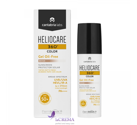 Cantabria Labs Heliocare 360 Тональний сонцезахисний гель SPF50 Color Gel Oil-Free, Beige, 50 мл