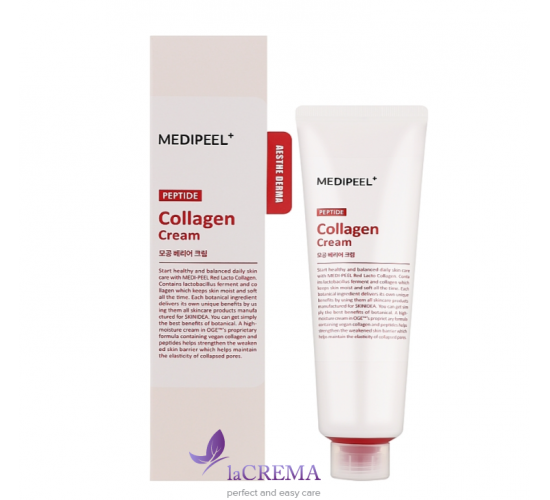 Medi-Peel Red Lacto Бар’єрний крем для обличчя з колагеном Collagen Barrier Cream, 80 мл