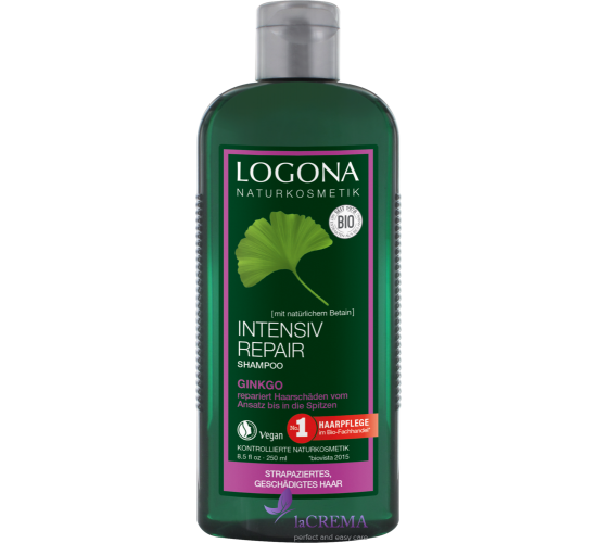 Logona БИО-Шампунь для сухих и поврежденных волос Гинкго Билоба, 250 мл