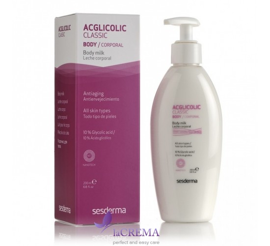 Sesderma Acglicolic Classic Зволожуюче молочко для тіла з гліколевою кислотою, 200 мл