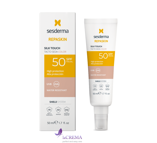 Sesderma Repaskin Сонцезахисний крем з тоном Silk Touch Color SPF 50+, 50 мл