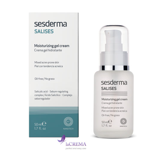 Sesderma Salises Зволожуючй гель - крем  для проблемної шкіри Салісес Сесдерма, 50 мл