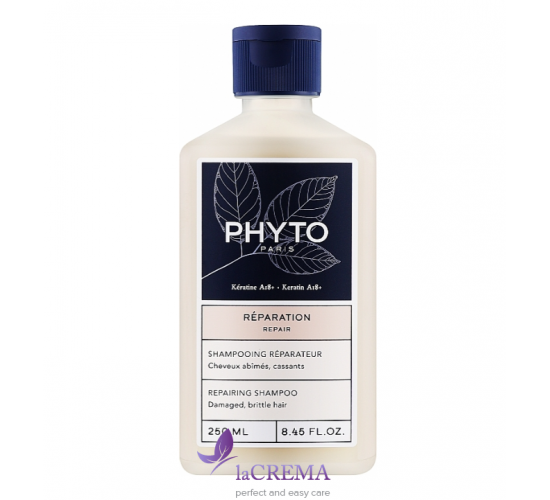 Фіто Відновлюючий шампунь для пошкодженого та ламкого волосся - Phyto Repairing Shampoo, 250 мл