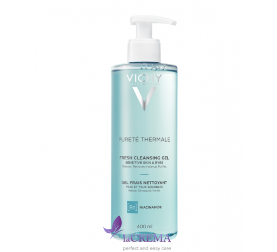 Віші Пюрте Термаль Очищуючий гель для обличчя - Vichy Purete Thermale, 400 мл