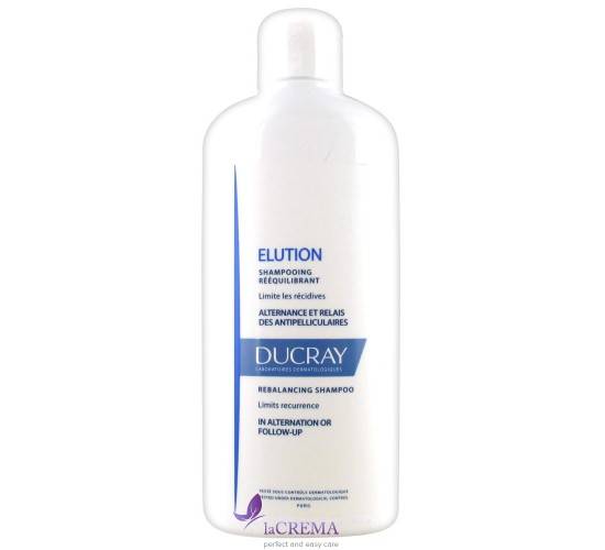 Ducray Elution Шампунь для чутливої шкіри та частого використання Дюкрей Елюсьйон, 400 мл
