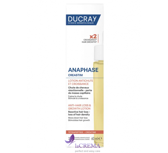 Ducray Anaphase Creastim Лосьйон для росту та проти випадіння волосся Дюкрей Анафаз Креастім, 60 мл
