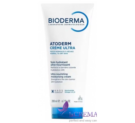 Біодерма Атодерм Ультра Зволожуючий крем для обличчя та тіла - Bioderma Atoderm, 200 мл
