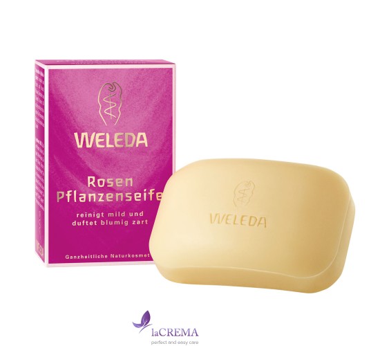 Веледа Розовое питательное мыло - Weleda Rosen, 100 г