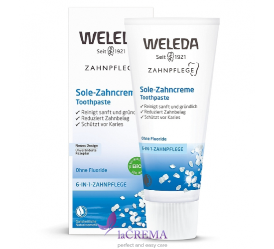Веледа Зубна паста з мінеральною сіллю - Weleda Sole-Zahncreme, 75 мл