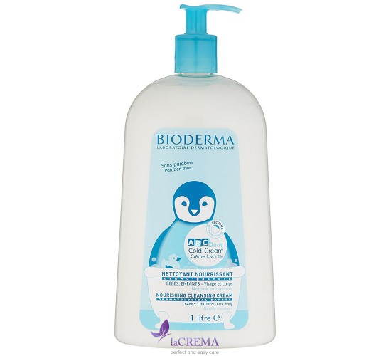 Біодерма АВСДерм Дитячий очищуючий крем Bioderma ABCDerm Cold-Cream Lavante, 1л