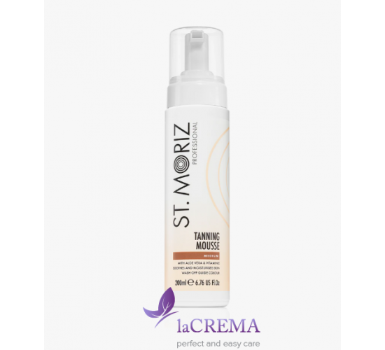St.Moriz Автобронзат Мус-автозасмага (середній) Tanning Mousse Medium, 200 мл