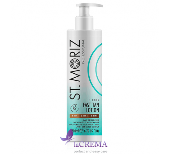 St.Moriz Автобронзат-мус для експрес засмаги Professional 1 Hour Fast Tan Lotion, 200мл