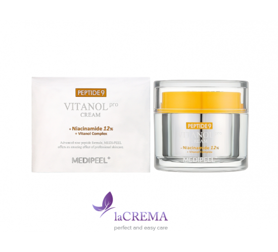 Medi-Peel Peptide 9 Vitanol Крем для обличчя з пептидами та вітамінним комплексом, 50 мл