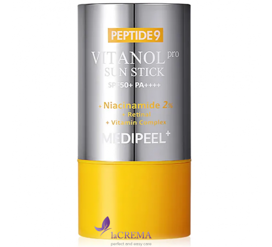 Medi-Peel Peptide 9 Vitanol Сонцезахисний стік для обличчя SPF50+ PA++++, 23гр