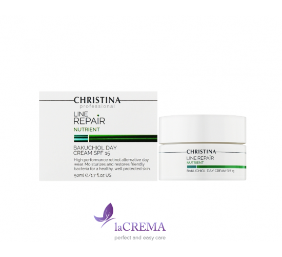 Christina Line Repair Nutrient Крем SPF15 з бакучіолом для обличчя Bakuchiol Day Cream, 50 мл