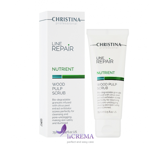 Christina Line Repair Nutrient Скраб для обличчя з дерев'яною целюлозою Wood Pulp Scrub, 75 мл
