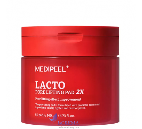 Medi-Peel Lacto Ліфтинг-педи для звуження пор Pore Lifting Pad 2x, 50 шт