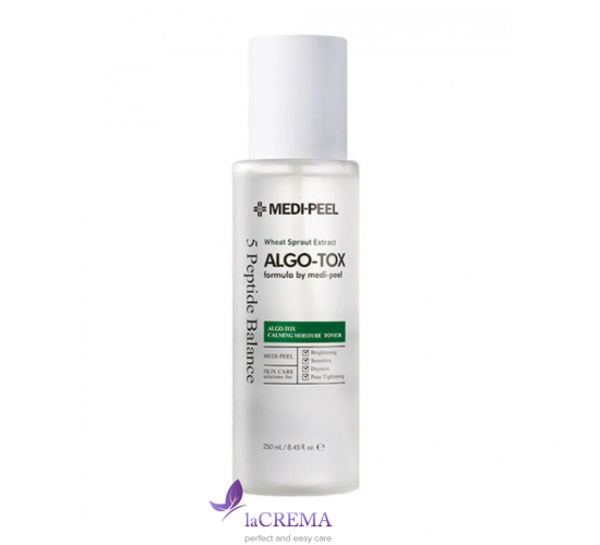 Medi-Peel Algo-Tox Зволожуючий тонер для відновлення балансу рН  Calming Moisture Toner, 250 ml