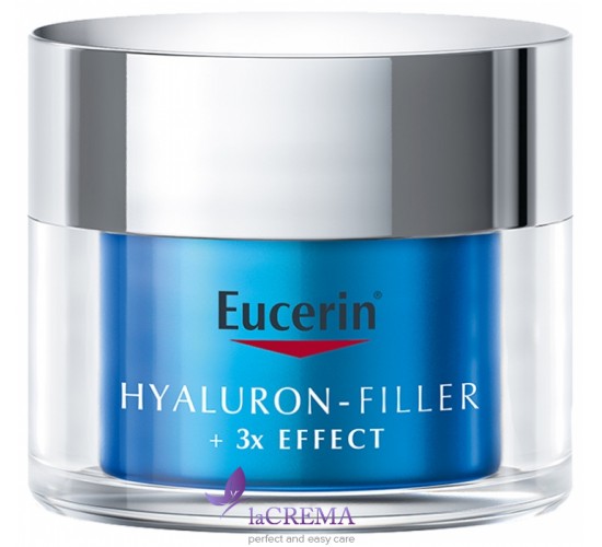 Eucerin Гілурон Філер Нічний антивіковий гель-крем проти старіння Hyaluron-Filler+3x Effect, 50 мл
