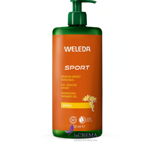 Веледа Очищувальний гель для душу Спорт Арніка - Weleda Sport, 750 мл
