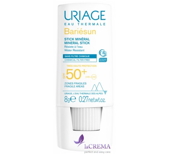 Урьяж Сонцезахисний мінеральний стік SPF50+ Uriage Bariesun Stick Mineral, 8 г