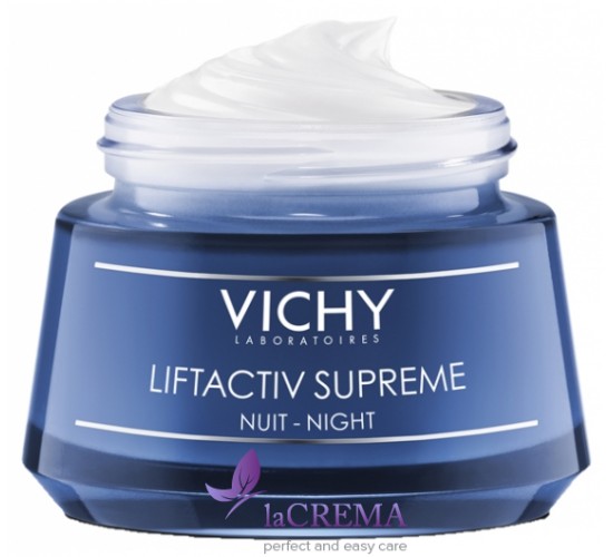 Віші ЛіфтАктив Крем проти зморшок нічний- Vichy LiftActiv Nuit Supreme, 50 мл