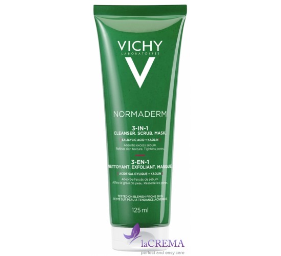 Віші Нормадерм Три-Актив глибоке очищення 3 в 1 - Vichy Normaderm, 125 мл