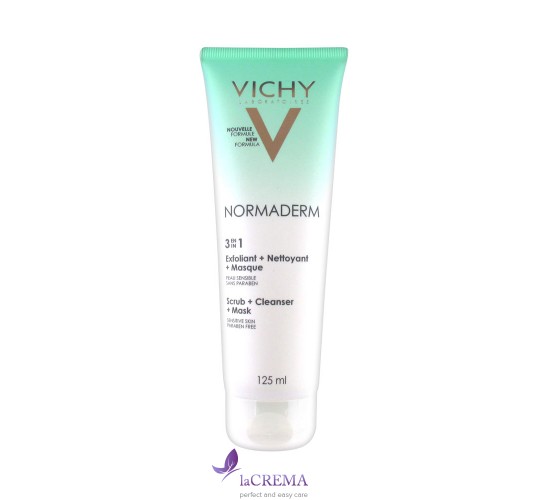 Віші Нормадерм Три-Актив глибоке очищення 3 в 1 - Vichy Normaderm, 125 мл