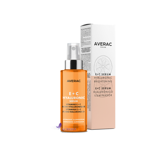 Аверак Фокус Гіалуронова вітамінна сироватка Averac Focus E + C Hyaluronic Serum, 30 мл