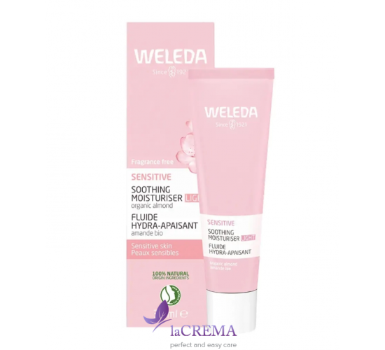 Веледа Мигдальний крем - флюїд для обличчя Сенсатів Weleda Sensitive Soothing Moisturizer, 30 мл