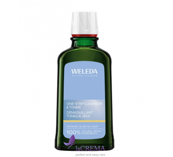 Веледа Очищувальний і тонізувальний засіб 2 в 1 для обличчя Weleda One Step Cleanser & Toner, 100 мл