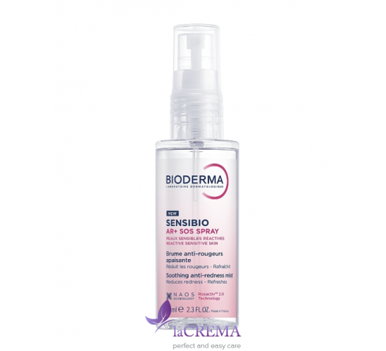 Біодерма Сансібіо AR+ Спрей проти почервонінь Bioderma Sensibio AR+ SOS Spray, 70 мл