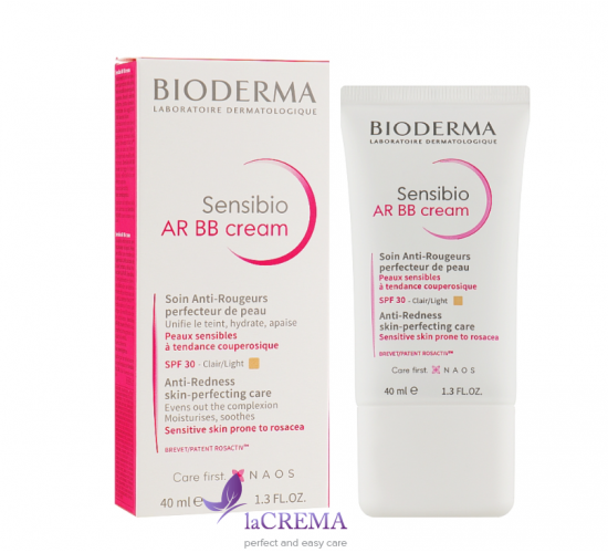 Біодерма Сансібіо AR+ BB Крем проти почервонінь Bioderma Sensibio AR BB Cream SPF 30+, 40 мл