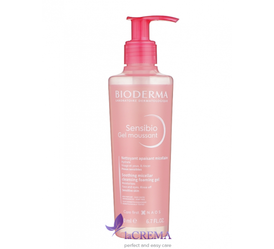 Біодерма Сансібіо Очищуючий гель для чутливої шкіри Bioderma Sensibio, 200 мл