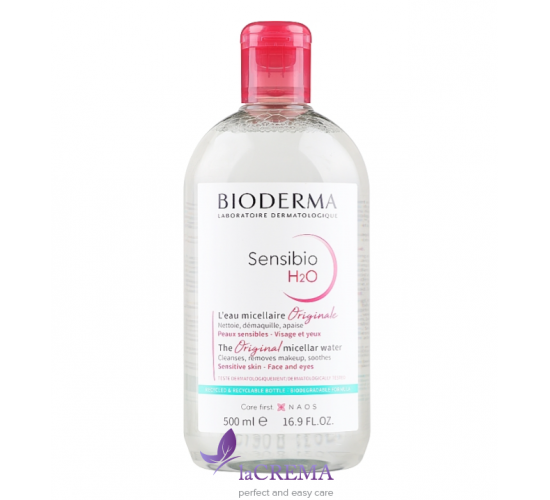 Біодерма Сансібіо Міцелярна вода для чутливої шкіри  - Bioderma Sensibio H2O Micellaire, 500 мл
