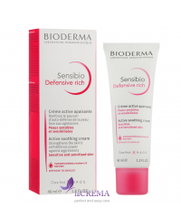 Біодерма Сансібіо Дефенсів Ріш Крем для чутливої шкіри - Bioderma Sensibio Defensive Rich, 40 мл