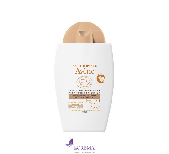 Авен Сонцезахисний мінеральний флюїд з тоном SPF 50+ Avene, 40 мл