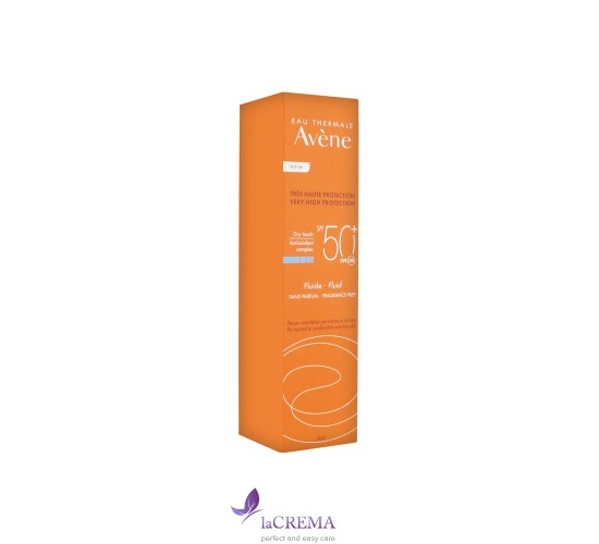 Авен Сонцезахисний флюїд SPF50+ для нормальної та комбінованої шкіри Avene, 50 мл