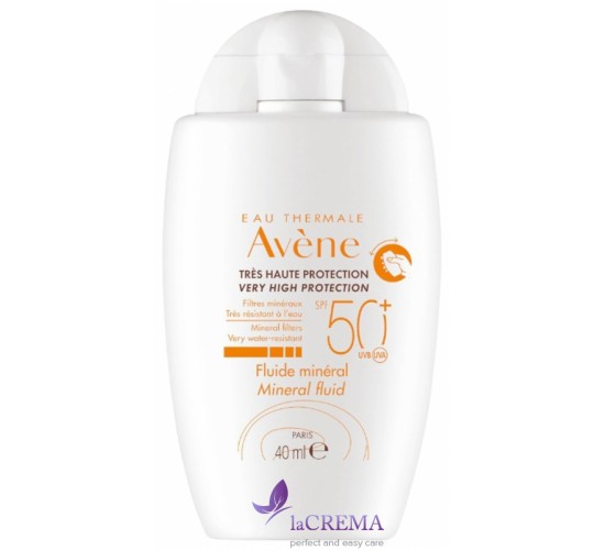 Авен Сонцезахисний мінеральний флюїд SPF 50+ Avene, 40 мл