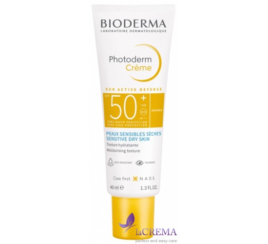 Біодерма Фотодерм Сонцезахисний крем для сухої шкіри SPF50 - Bioderma Photoderm, 40 мл