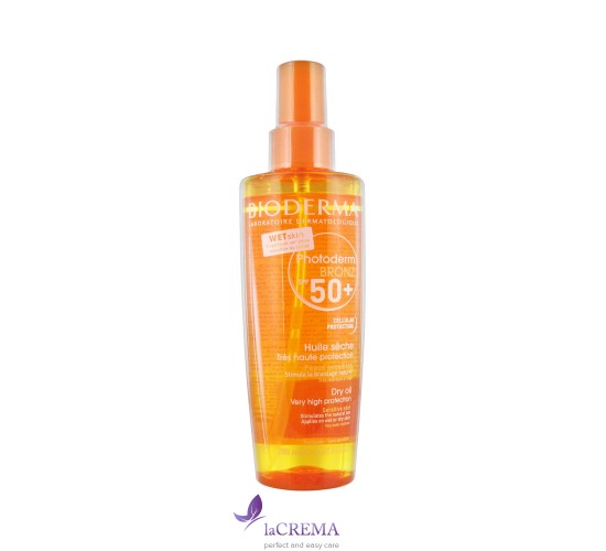 Біодерма Фотодерм Сонцезахисна олія SPF50 - Bioderma Photoderm Bronz, 200 мл