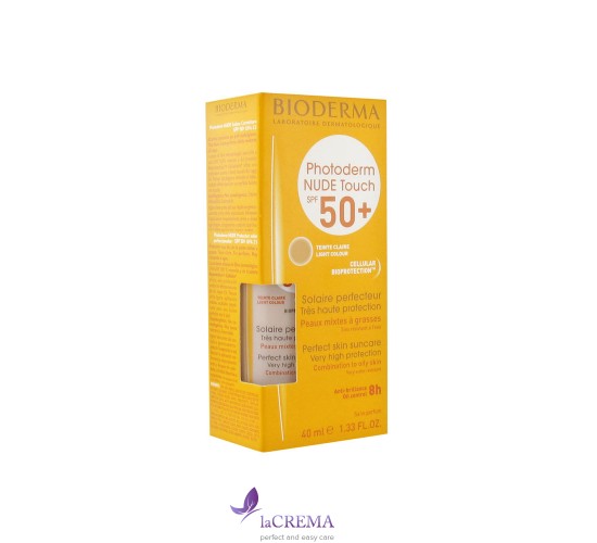 Біодерма Фотодерм Сонцезахисний флюїд Нюд Тач SPF50 Bioderma Photoderm Nude Touch Claire, 40 мл