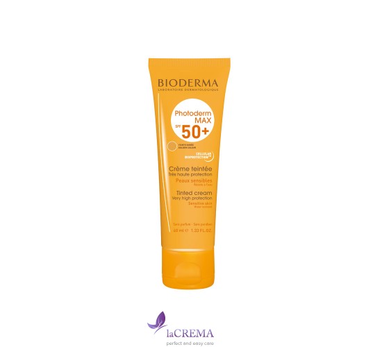 Біодерма Фотодерм Сонцезахисний крем для сухої шкіри тонуючий SPF50 - Bioderma Photoderm, 40 мл