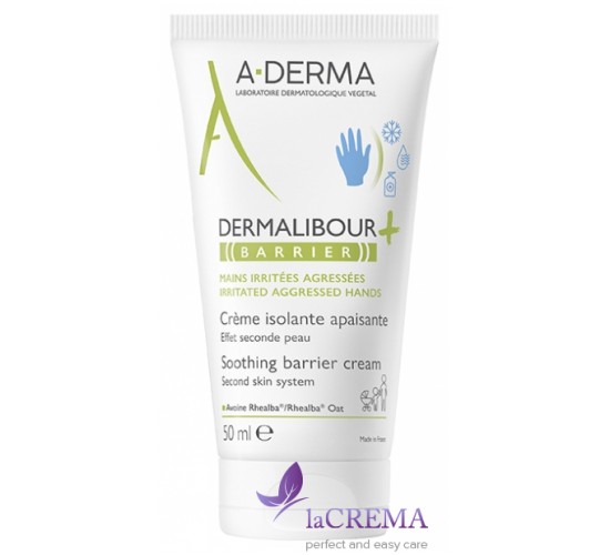 А-Дерма Дермалібур Бар'єр Ізолюючий та захисний крем  A-Derma Dermalibour Barrier Cream, 50 мл
