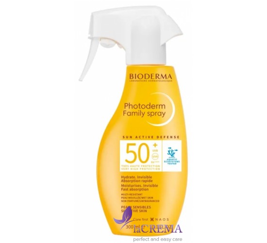 Біодерма Фотодерм Сонцезахисний спрей SPF50 Bioderma Photoderm Spray, 300 мл