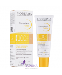 Біодерма Фотодерм Сонцезахисний тонуючий флюїд Bioderma Photoderm Max Light SPF100+, 40 мл