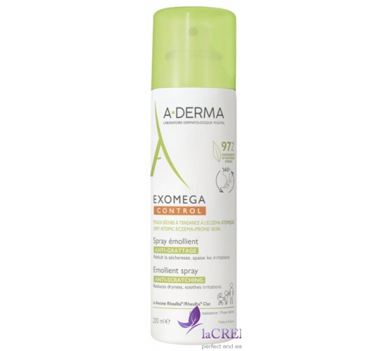 А-Дерма Екзомега Контрол Спрей - емолент A-DERMA Exomega Control Spray, 200 мл
