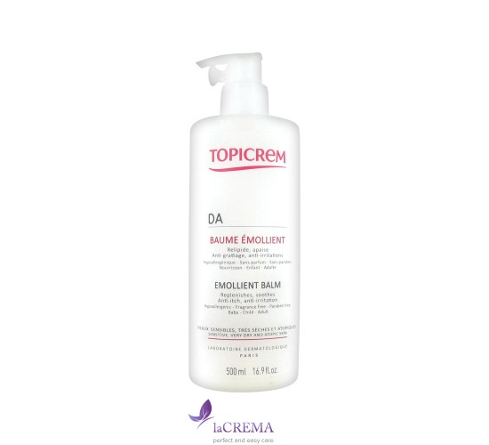 Topicrem DA Бальзам зволожуючий для сухої та атопічної шкіри Топікрем Protect Emollient, 500 мл